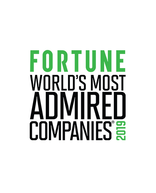Fortune World's Most Admired Companies 2019