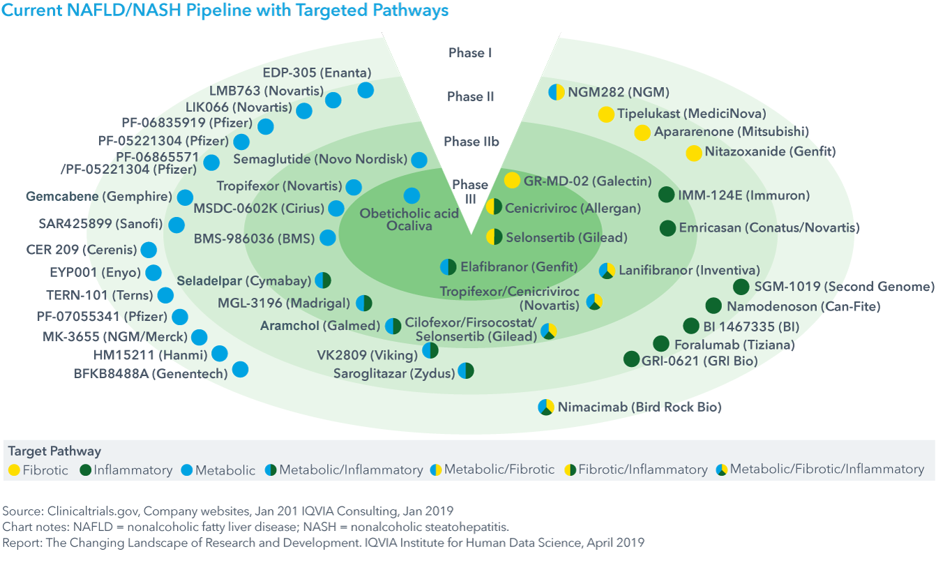 Chart 24: Current NAFLD/NASH Pipeline with Targeted Pathways