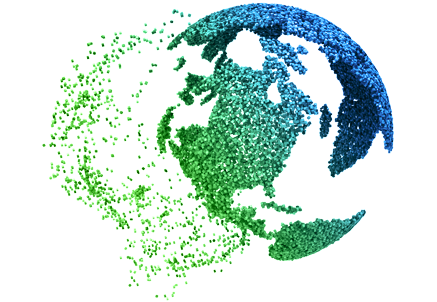 North America Globe