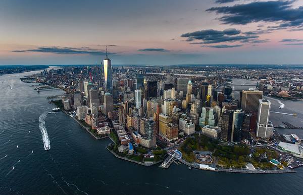 new york city aerial view
