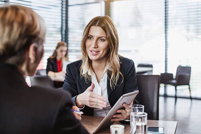 Business people discussing in a meeting