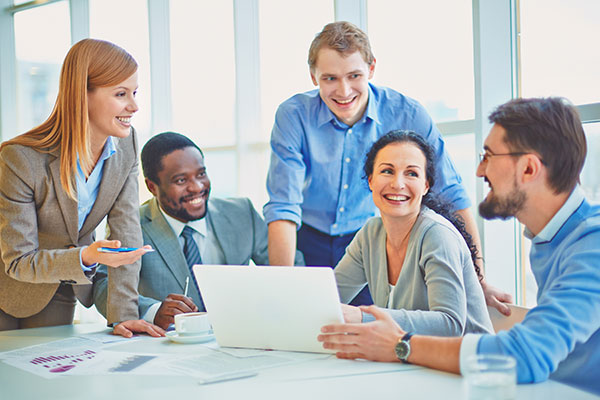 people discussing ideas