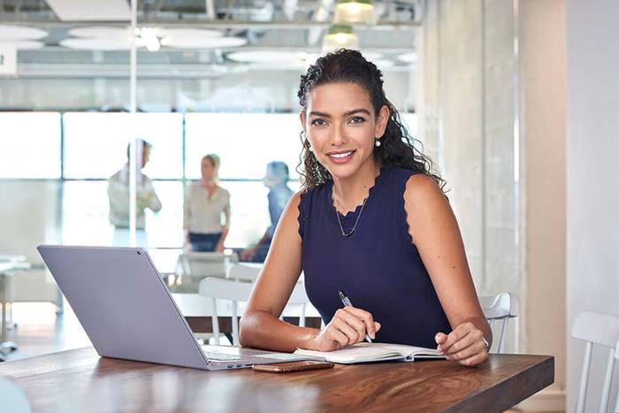 Portrait of professional female