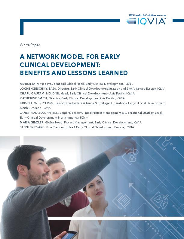 A Network Model for Early Clinical Development IQVIA